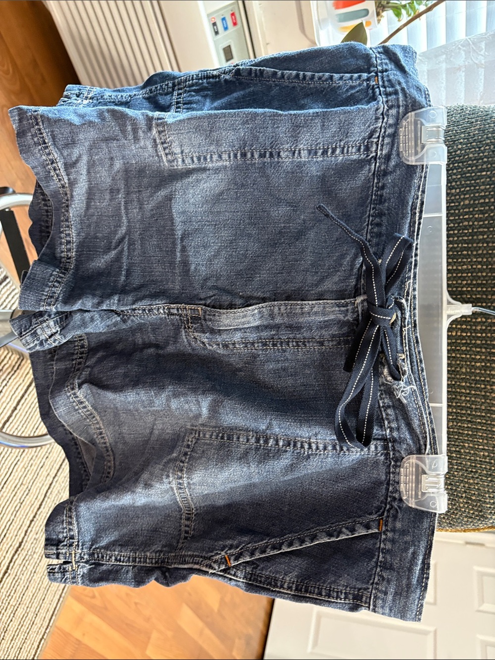 Nautica Indigo Denim Drawstring Shorts